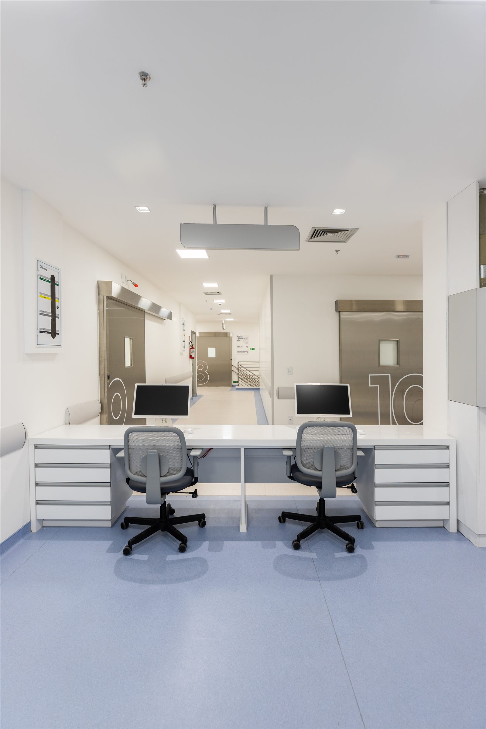 Corredor do Centro Cirúrgico do Hospital Santa Tereza